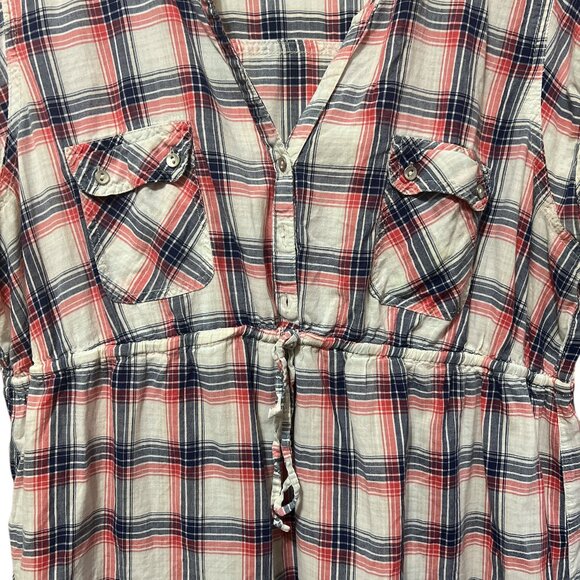 Motherhood (Maternity) Plaid Casual Top - Size XL - Picture 3 of 4